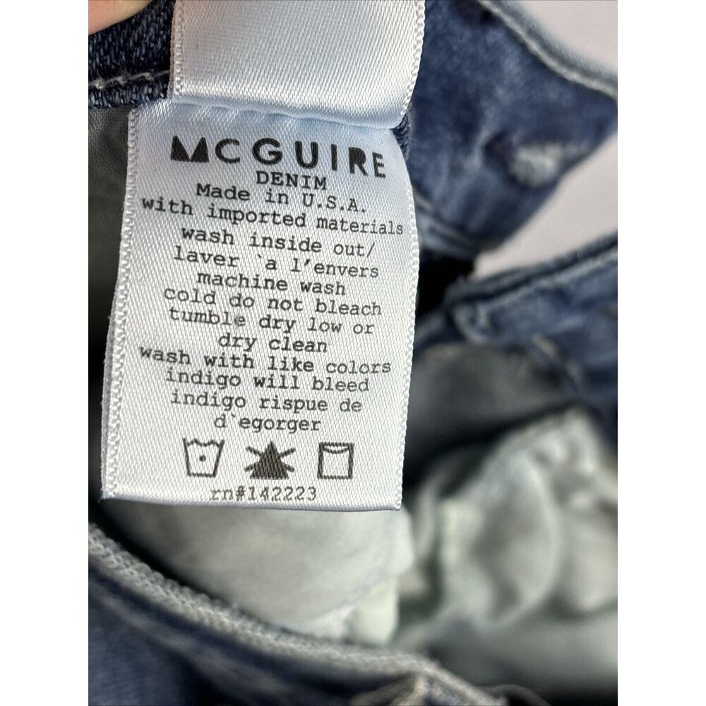 McGuire Denim Vintage Slim Distressed Ankle Jeans Size 28 Style 246B - Picture 15 of 15